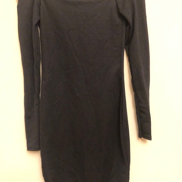 PLT Black off the shoulder bodycon dress - Picture 5 of 8